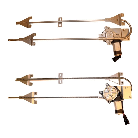 1Pair Window Electric Regulator for Driver and Passenger Side Compatible w/Peterbilt 357, 365, 367, 378, 379, 388 & 389 Series (2007-2017) Replaces R21-6011, R21-6011R