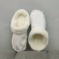thumbnail image 1 of 1Pair Winter Warm Croc fur lining Shoes Insoles Plush Insole for Women Men Shoe Covers Removable Plush Liner Croc Accessories White EU36-37, 1 of 6