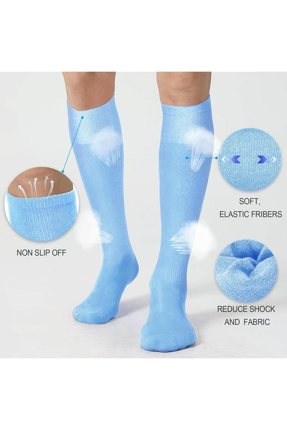 1Pairs Baseball Soccer Softball Socks for Youth Adult Solid Colors Socks for Boy Girl