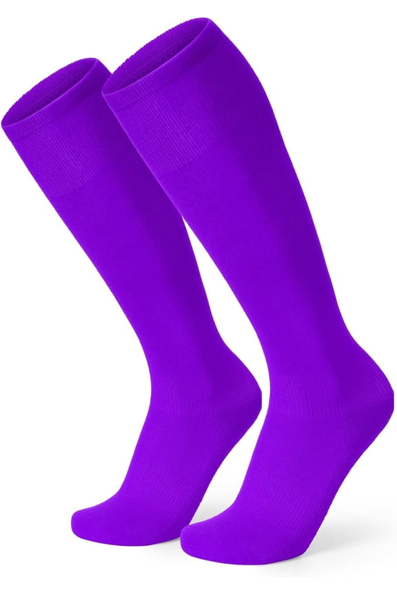 1Pairs Baseball Soccer Softball Socks for Youth Adult Solid Colors Socks for Boy Girl