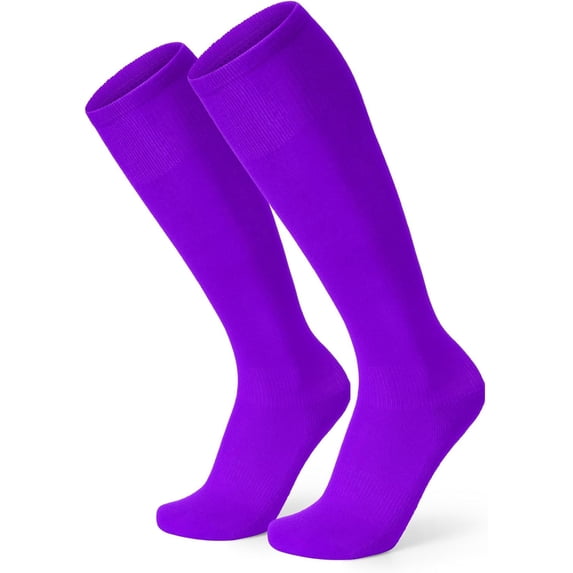 1Pairs Baseball Soccer Softball Socks for Youth Adult Solid Colors Socks for Boy Girl