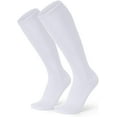 thumbnail image 1 of 1Pairs Baseball Soccer Softball Socks for Youth Adult Solid Colors Socks for Boy Girl, 1 of 6