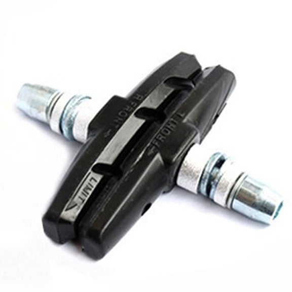 1Pairs Bike Brake Pads Mountain Bike Brake Pads with Hex Nuts and Spacers v Bicycle Brake Blocks Set,Black