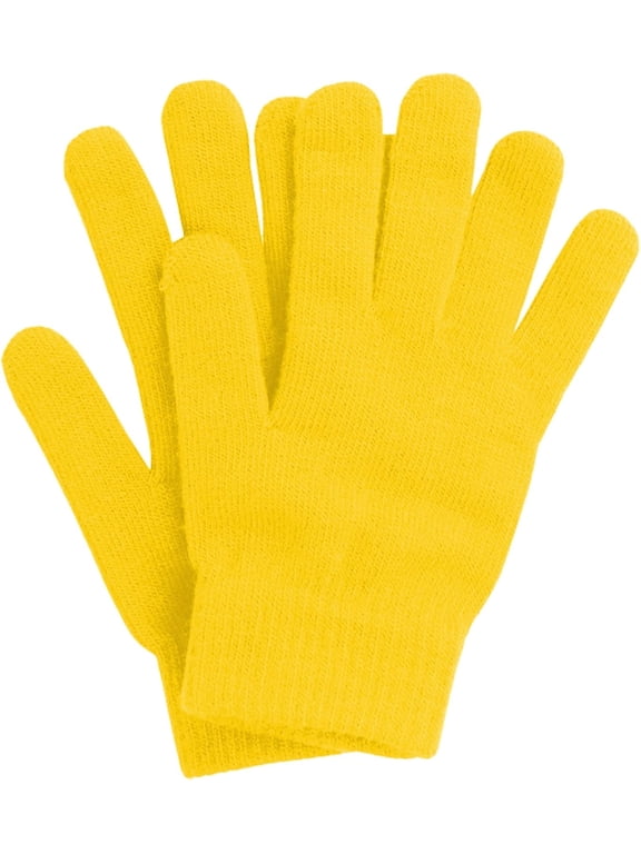 1Pairs Stretchy Mittens Sports Knitted Gloves Unisex Magic Gloves Winter Full Finger Elastic Warm Mittens for Women Men
