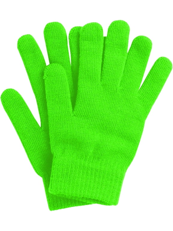 1Pairs Stretchy Mittens Sports Knitted Gloves Unisex Magic Gloves Winter Full Finger Elastic Warm Mittens for Women Men