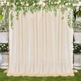 thumbnail image 1 of 1Panel Net Gauze Shade Wedding Photo Prop Curtain Home Decor Translucent Drape Backdrop 5*7ft, 1 of 13