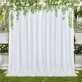 thumbnail image 1 of 1Panel Net Gauze Shade Wedding Photo Prop Curtain Home Decor Translucent Drape Backdrop 5*7ft, 1 of 14