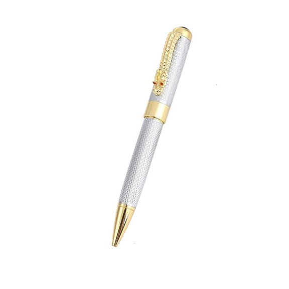 1Pc 1.0mm Smooth Writing Oil Pens Metal Ballpoint Pen Writing Long Lasting Ball Pen Ballpoint Pens for Daily Use