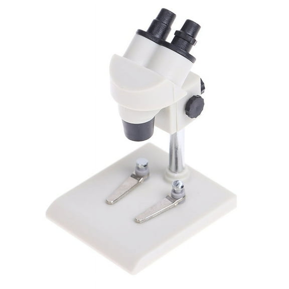 1Pc 1:12 Dollhouse Miniature Microscope Laboratory Equipment Model Experimental Scene Decor Toy