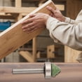thumbnail image 1 of 1Pc 1/4 Shank Double Roman Edge Router Bit Bearing Cutter for Wood Line Cutter A Fangkenuo, 1 of 9