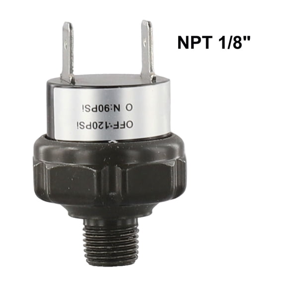 1Pc 1/8Inch Npt Air Pressure Switch 12V 24V Air Compressor Pressure Switch 70-100Psi/90-120Psi For Air Horns Train Horns