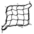 thumbnail image 1 of 1Pc 10.2"x10.2" Bungee Cargo Net Motorcycle, Elastic Luggage Netting with 6 Hooks for Motorcycle, Bike, ATV, 1 of 5