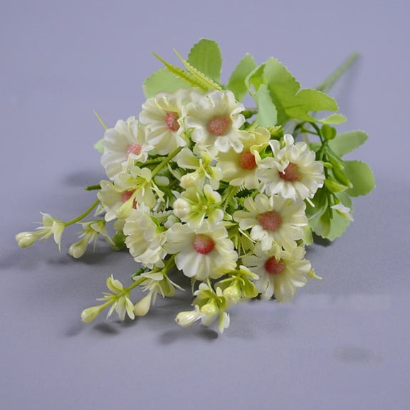 1Pc 10-Head Chrysanthemum Bouquet Small Daisy Pastoral Decoration Artificial Flowers 32 Cm Artificial Decorations Accessories
