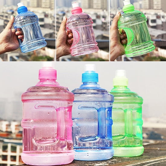 1pc Large Capacity Portable Outdoor Water Bottle With Handle