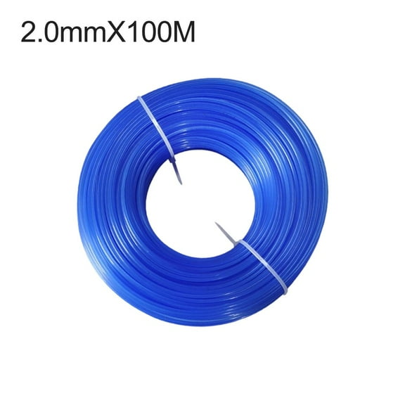 1Pc 100M Mowing Line Low Noise Trimmer Line Dual Polymer Looped Winding Straw Rope For Efficient Mowing Landscaping Gardening