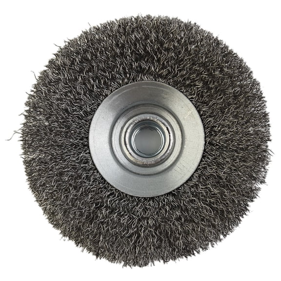 1Pc 100Mm Stainless Steel Wire Brushes M-14 Thread Wire Bevel Brush Rust Remover Brushes For Angle Grinder Electric Drill Fangkenuo