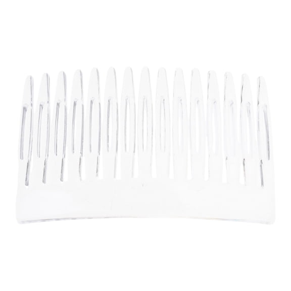 1Pc/10Pcs Wedding Veil Hair Side Comb Plastic Metal Twist Wire Curved Styling Hair Pin Clamp DIY Bridal Hair Accessories