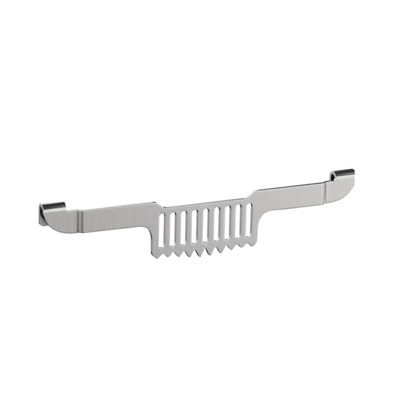 1Pc 11.8 Inch Stainless Steel Grease Gate Spatula Holder, Magnetic Griddle Accessory with Adjustable Design for BBQ and Camping