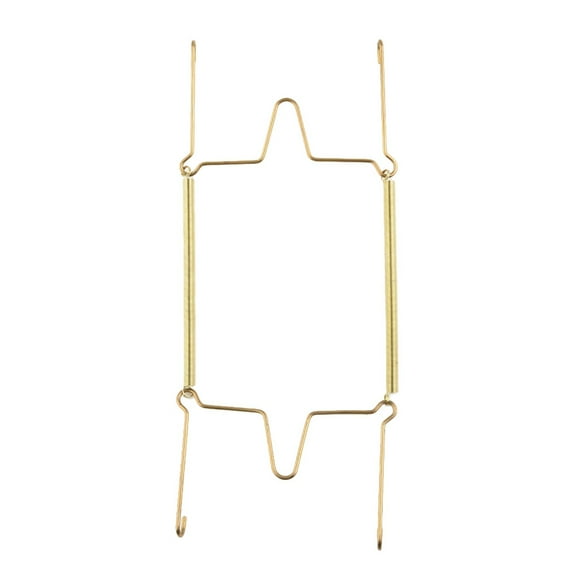 1Pc 12-Inch Small Invisible Plate Wire Hanger Wall Holders, Adjustable Plate Spring Holder