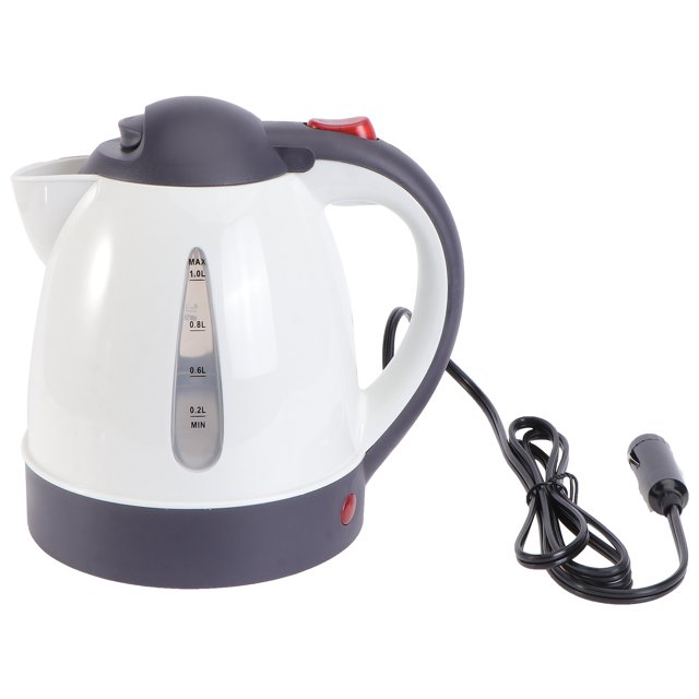 1Pc 12V 150W 1.0L Electric Water Kettle Car Tea Kettle Fast and Quite
