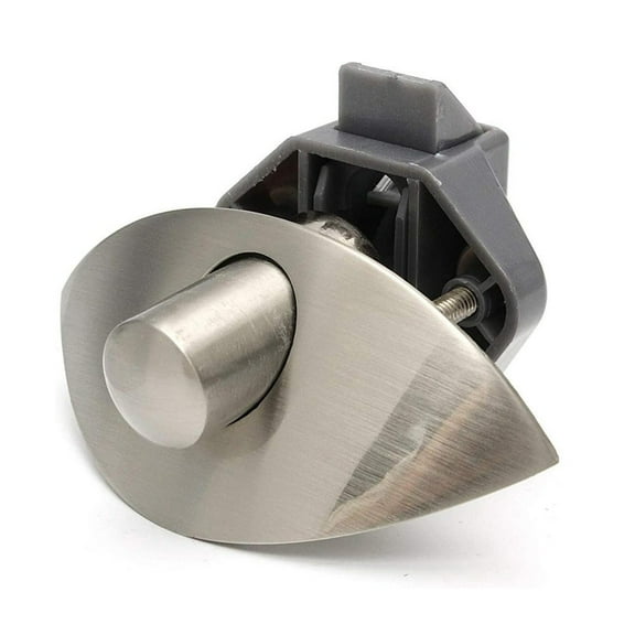1Pc 14-16Mm Camper Car Half-Moon Push Lock Rv Caravan Boat Motor Cabinet Drawer Latch Button Lock Furniture Door Lock Hardware