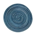 thumbnail image 1 of 1Pc 15-Inch Round Placemats, Cotton Woven Table Mats for Kitchen, Non Slip Heat Resistant Cotton Braided Placemat for Farmhouse Decor and Kitchen Table Decor, Indoor/Outdoor Use(Blue,15x15"), 1 of 9