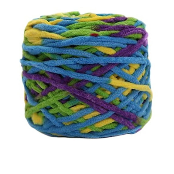 1Pc 165g Chunky Knit Chenille Yarn Soft Velvet Yarn Crochet Knitting Blanket Yarn DIY Craft for Knit Sweaters, Blankets, Shoes, Scarves, Clothes