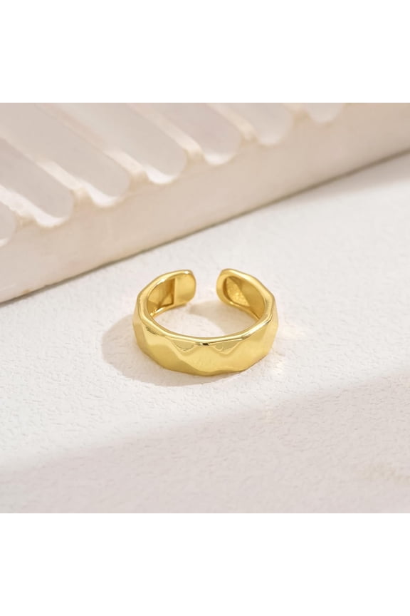 1Pc 18mm Adjustable Knuckle Rings Open Mouth Finger Rings Jewelry Stackable Ring Stainless Steel Vintage Stacking Dainty Trendy for DIY handcrafting