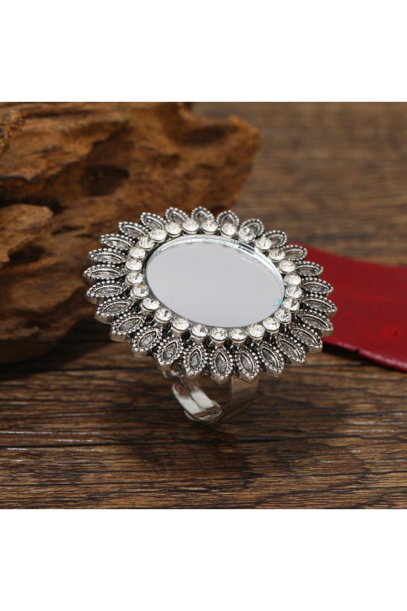 1Pc 18mm Adjustable Knuckle Rings Open Mouth Finger Rings Jewelry Stackable Ring Stainless Steel Vintage Stacking Dainty