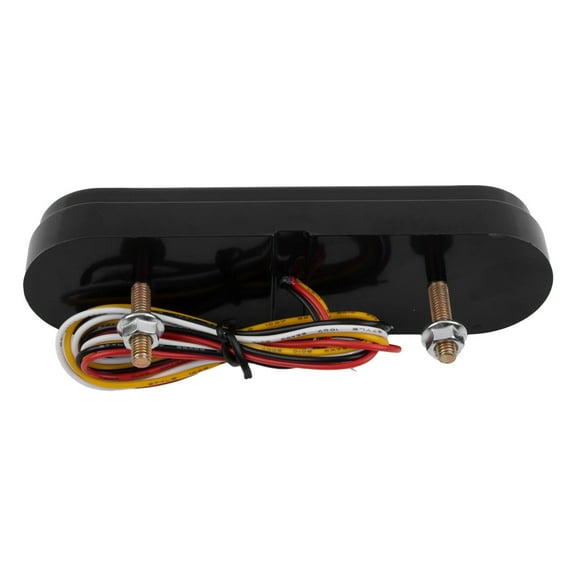 1Pc 19*3.5*12.3Cm Car Led Tail Light/Rear Lamp/Indicator/Brake Light Yellow +Red Light For Trailer Truck Car Taillight 12V 2 Fangkenuo