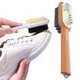 thumbnail image 1 of 1Pc 2 In 1 Scrub Suede Shoe Brush And Rubber Polish Eraser with Soft Plastic Bristles for Suede & Nubuck Cleaning, Multifunctional Rubber Shoe Brush Cleaner Tool,Suede Cleaner And Nubuck Brush, 1 of 8