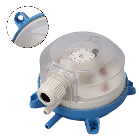 1Pc 20-500Pa Adjustable Air Differential Pressure Switch Wind Gauge Sensor 40-400Pa 40-400Pa