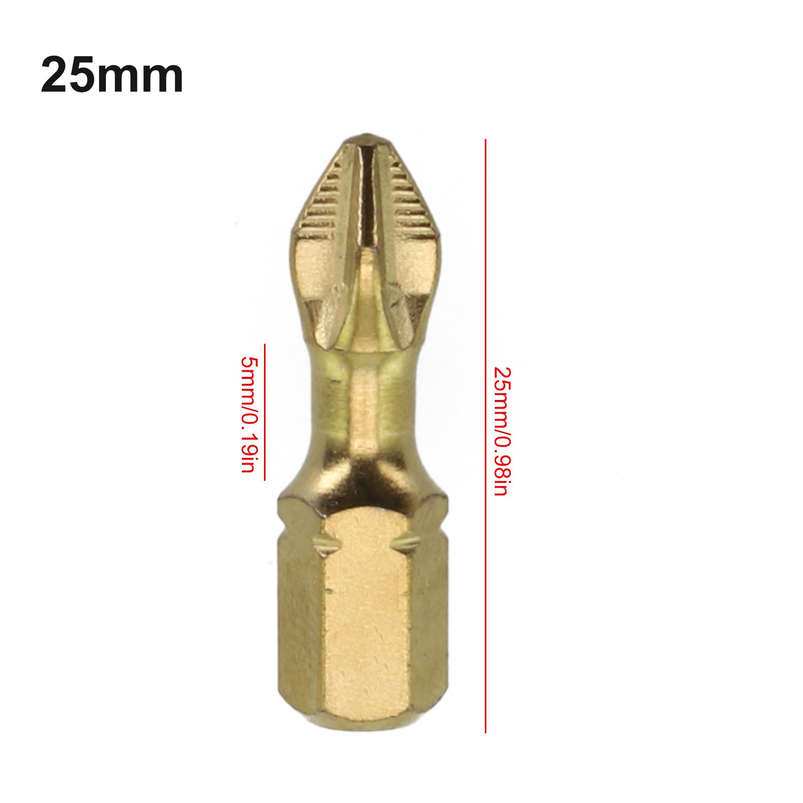 1Pc 25150Mm Screwdriver Bits High Hardness Driver Batch Head