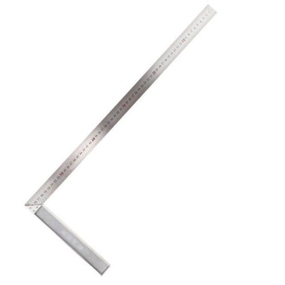 1Pc 250Mm-600M Square Right Ruler Angle 90 Turning Ruler Construction Carpenter Ruler For Building Framing Gauges Measuring Tool L Style Smile Home