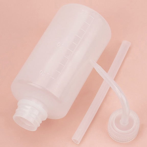1Pc 250ml Eyelash Extension Elbow Flush Bottle Makeup Wash Squeeze Bottle (2pcs)