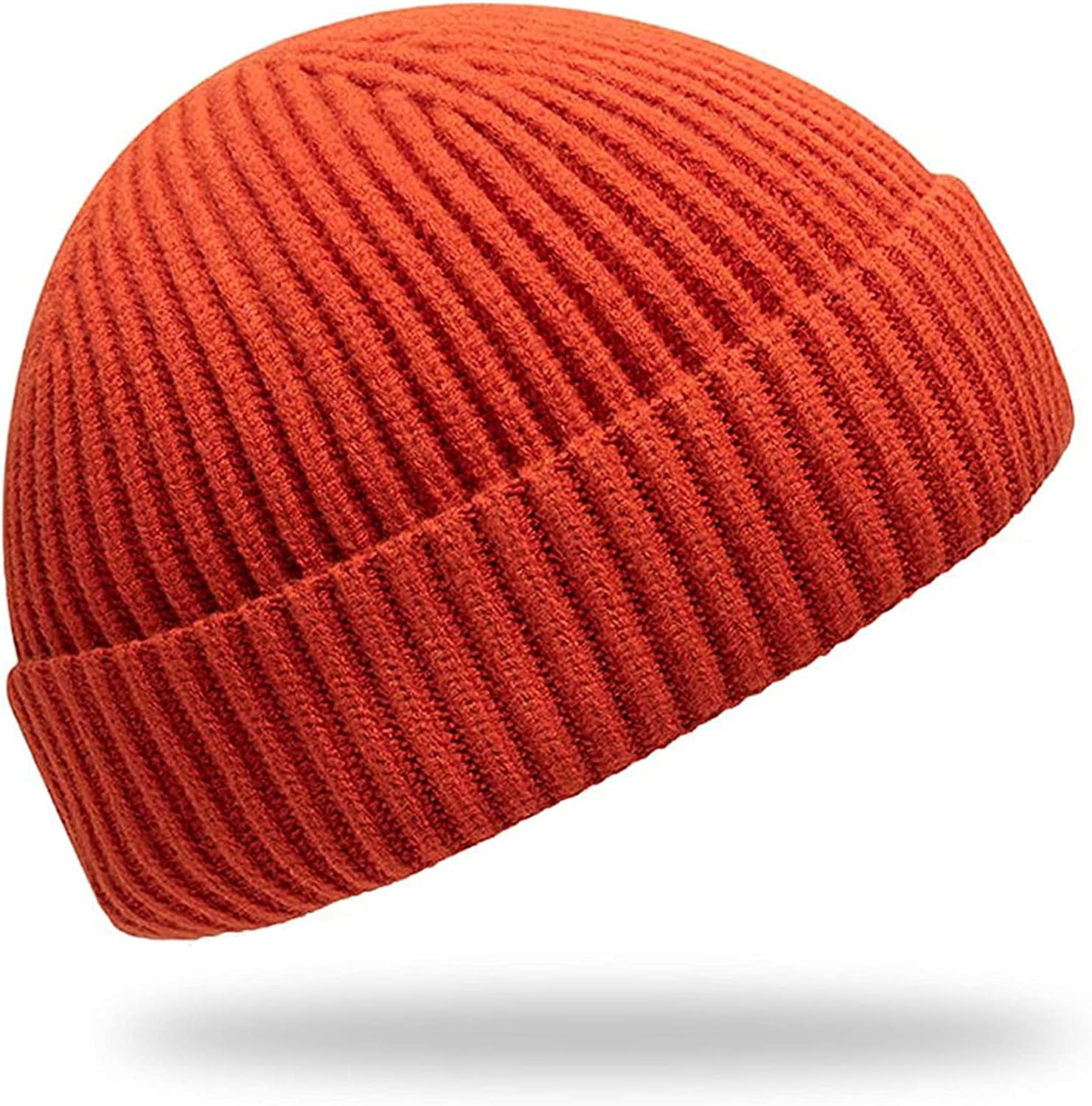 thumbnail image 2 of Croogo Soft Beanie Hat For Women Men Winter Hat Roll-up C￭ Harbour... 2 of 13