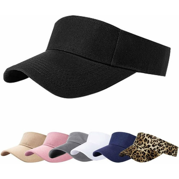 1Pc/2Pcs Sun Visor Hats for Women Men Adjustable UV Protection Outdoor Sports Golf Running Sun Caps