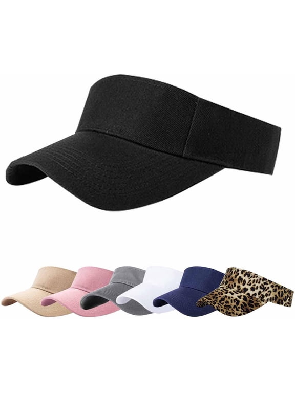 1Pc/2Pcs Sun Visor Hats for Women Men Adjustable UV Protection Outdoor Sports Golf Running Sun Caps
