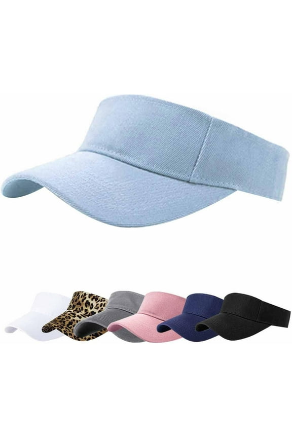 1Pc/2Pcs Sun Visor Hats for Women Men Adjustable UV Protection Outdoor Sports Golf Running Sun Caps