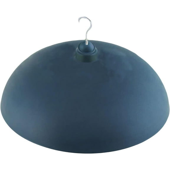 1Pc/2Pcs Two-Way Squirrel Baffle: Protects Bird Feeders, Hang or Pole Mount (pole sold separately). Adjustable to Fit Poles .5" to 1.25". Large Resin Baffle (15.75 diameter, Gray)