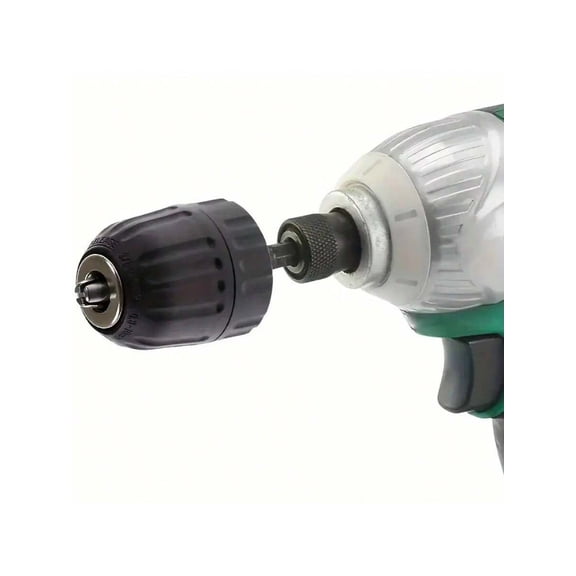 1Pc 3/8 Keyless Drill Chuck Adapter Hex Shank Quick Change For Cordless Drill
