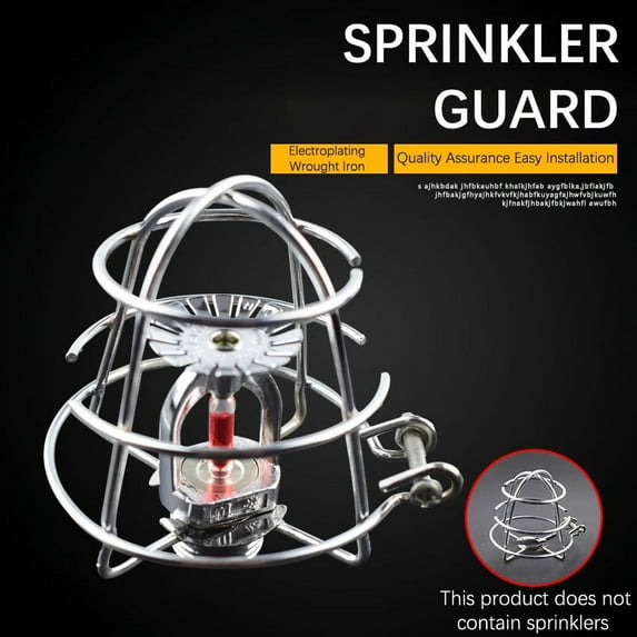 1Pc 3'' Deep Cage Fire Sprinkler Head Guard Cage Protector Fire Extinguishing System Sprinkler Bracket Protective Shielda