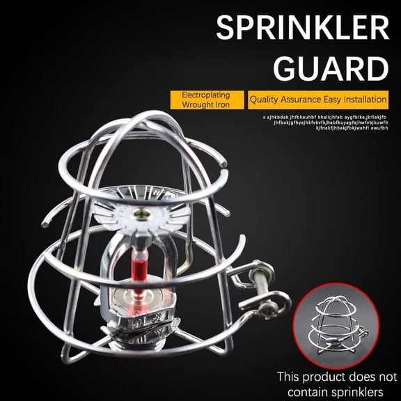 1Pc 3'' Deep Cage Fire Sprinkler Head Guard Cage Protector Fire Extinguishing System Sprinkler Bracket Protective Shielda