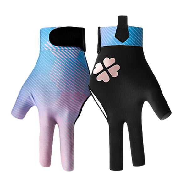 1Pc 3 Finger Pool Glove snookers Cue Sport Glove Comfortable Antiskid Left Right Pool snookers Glove Billiard Accessory