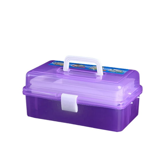 1Pc 3-Layer Multifunctional Cosmetic Storage Organizer Box for Makeup, Repair Tools, Components -