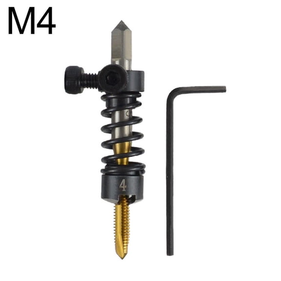 1Pc 3 -M6 Tapping Chamfer Straight Flute Screw Tap Chamfering Machine For Lathe
