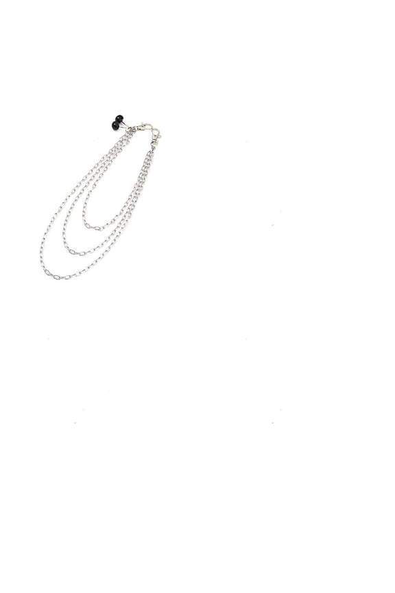 1Pc 304 Stainless Steel Layer Chains Punk Wallet Chain Belt for Jeans Pants Keychains Hipster Accessories Silver 485mm