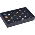 thumbnail image 1 of 1Pc 36 Slots Ring Showcase Display Box Ring Organizer Boxes Rings Holders Insert Display Trays Transparent Packing Box for Business Selling Shows Jewellery Rings Earrings Storage Supply, 1 of 9