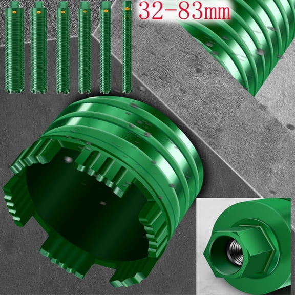 1Pc 370Mm Diamond Core Drill Bit Wall Concrete Hole Saw Opener Marble Granite Masonry Dry Drill Bits 63Mm Fangkenuo
