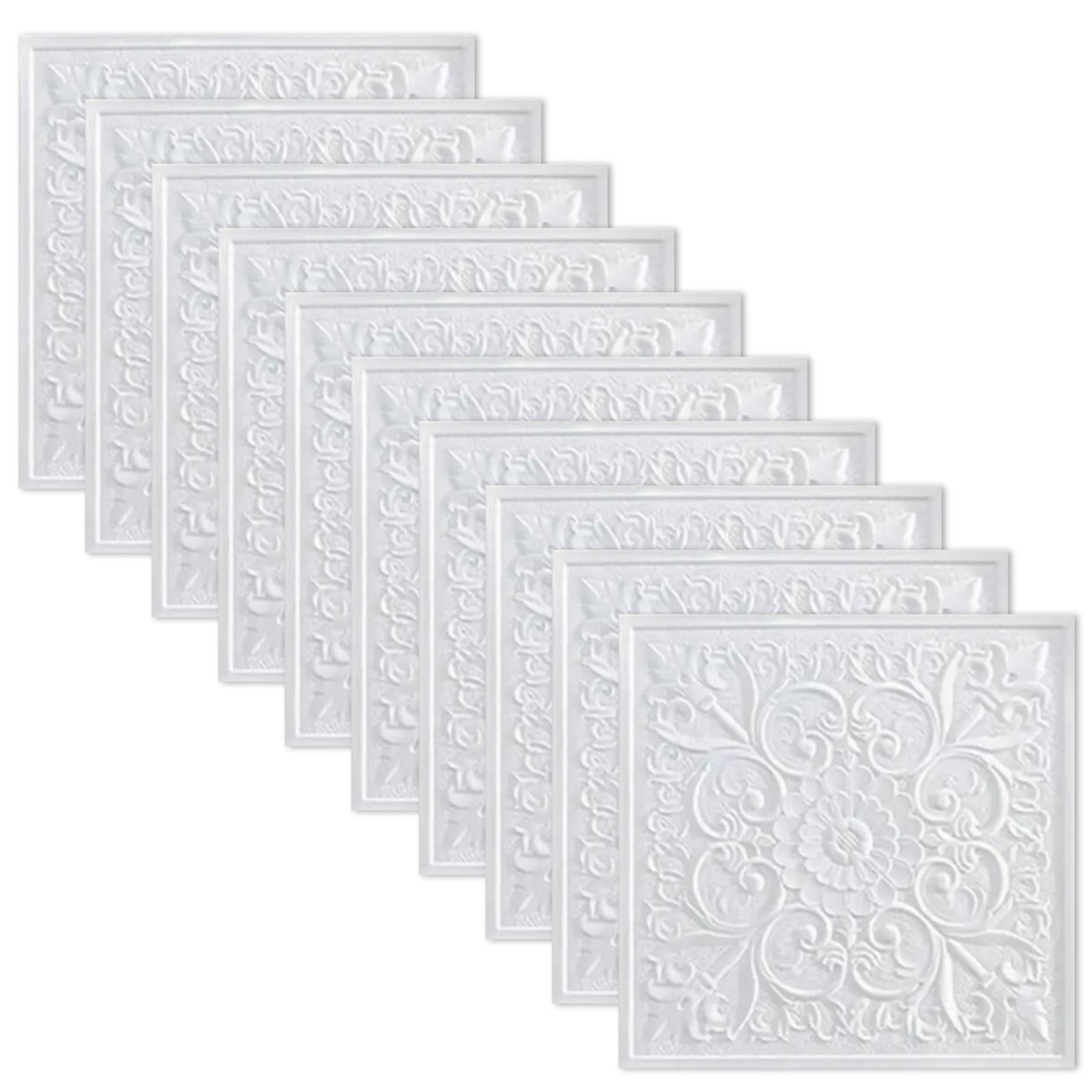 1Pc 3D Tile Brick Wall Sticker Foam Panel Waterproof Stickers 10pcs